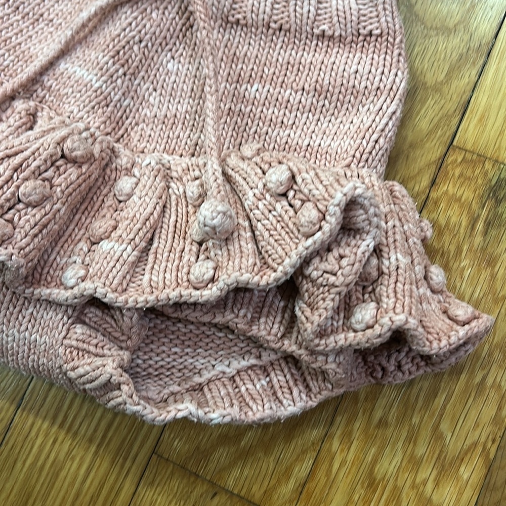 Misha & Puff skirt bloomers eyelet popcorn sweater skirt tie waist 18-24 months - Picture 13 of 15